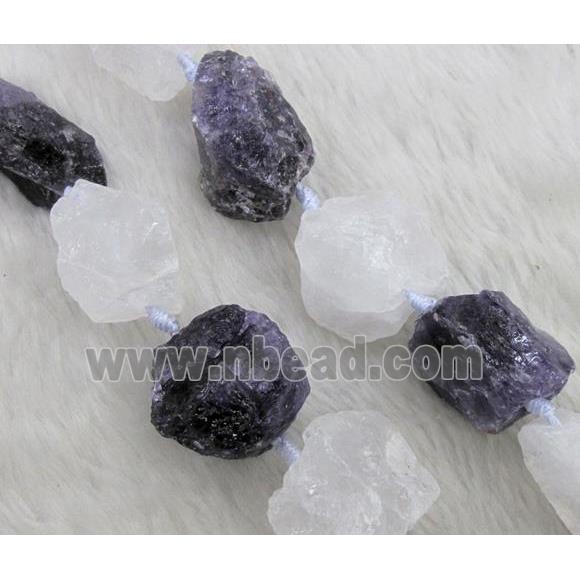 mix gemstone beads, freeform nugget