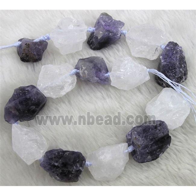 mix gemstone beads, freeform nugget