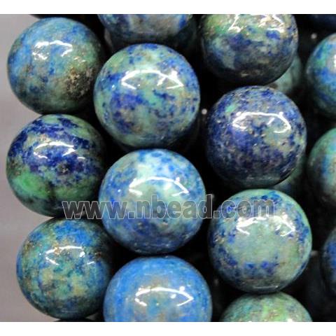 round Azurite Beads