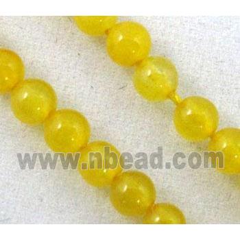 yellow agate beads, tiny, round