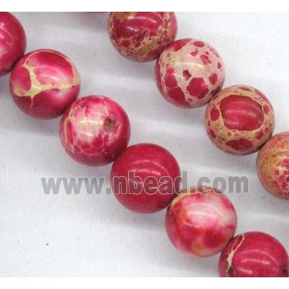 red Sea Sediment Jasper beads, round