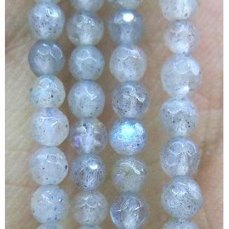 tiny Labradorite beads, faceted round