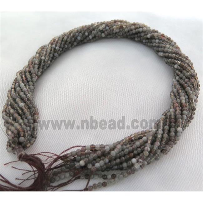 natural gray Botswana Agate Beads, round