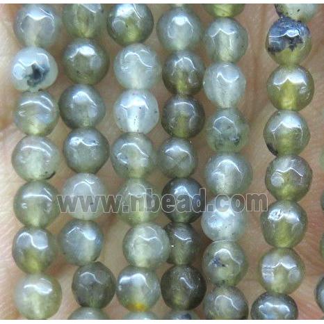 tiny Labradorite beads, faceted round