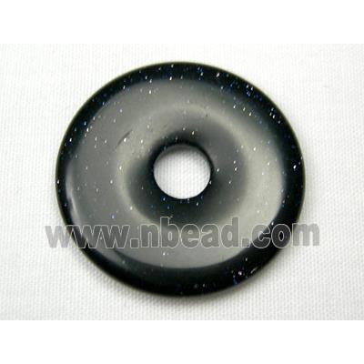 Blue sandStone Dount Pendants