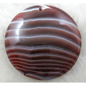 stripe Agate pendants beads