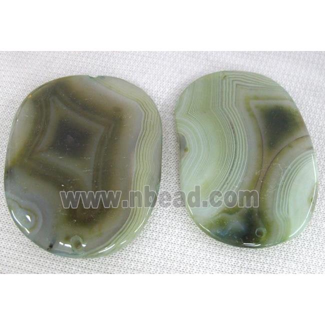 Natural agate stone pendant