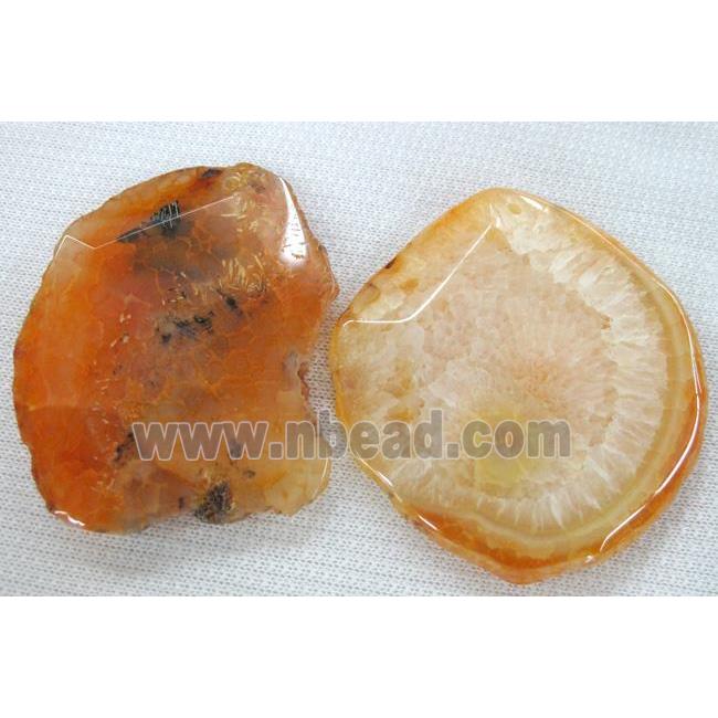 Natural agate stone pendant