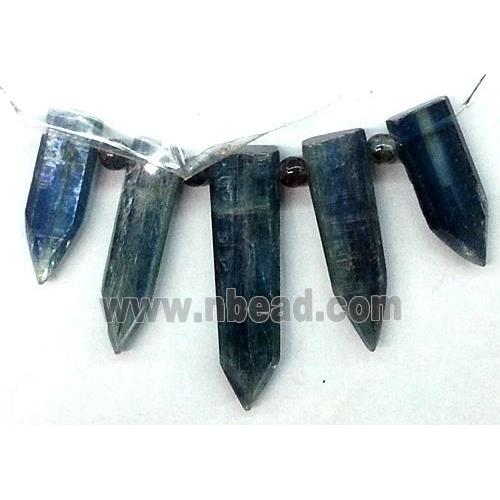 Natural Kyanite Bullet Pendant For Necklace