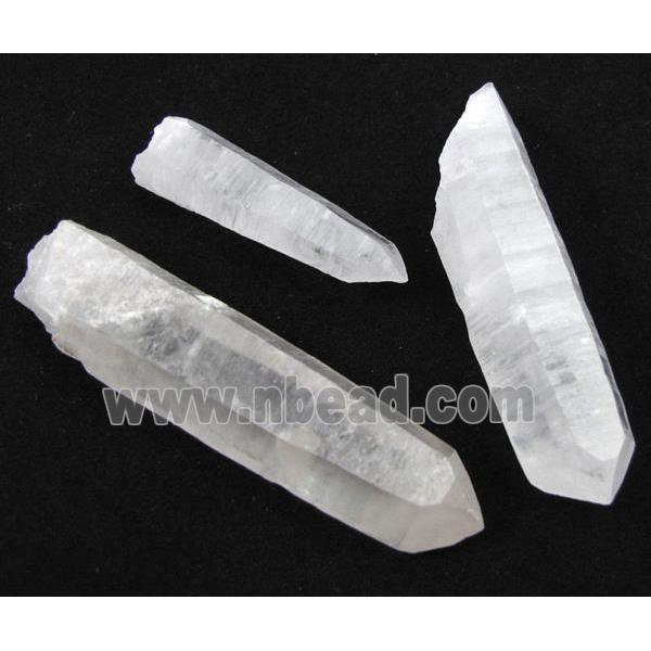 Crystal Quartz Stick Pendant Undrilled