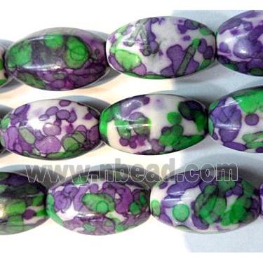 Rain colored stone bead, stability