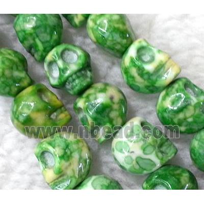 Rain Colored Stone Skull Beads, stability