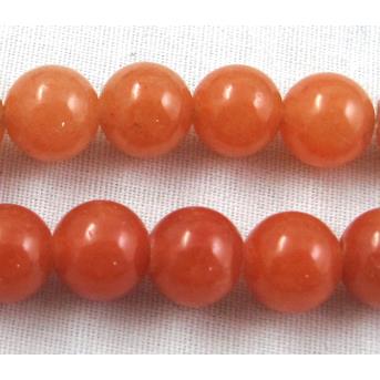 round Red-Aventurine beads