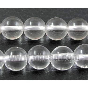 Natural Clear Quartz Beads, AA Grade, Round