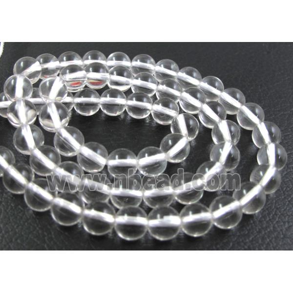 Natural Clear Quartz Beads, AA Grade, Round