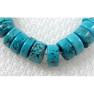 blue Assembled Turquoise heishi beads