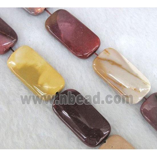 Mookaite Jasper Beads, rectangle