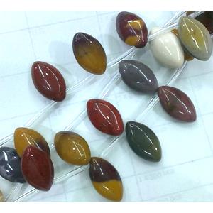 Mookaite jasper Bead, horse eyes