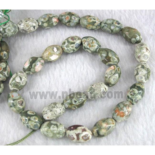 Rhyolite Jasper beads, barrel