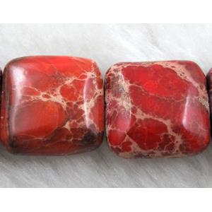 Red Sea Sediment Jasper Beads Square