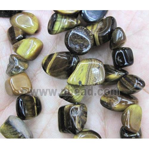 tiger eye stone chips, freeform