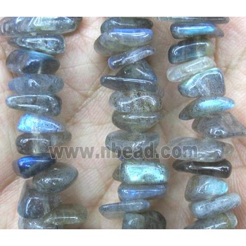 Labradorite beads chip, freeform