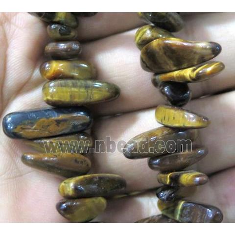 tiger eye bead, chips, freeform