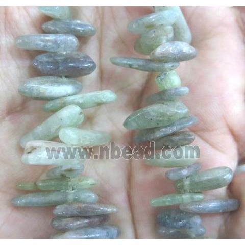 labradorite chip beads, freeform