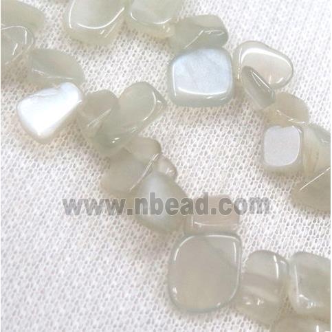 moonstone chip beads