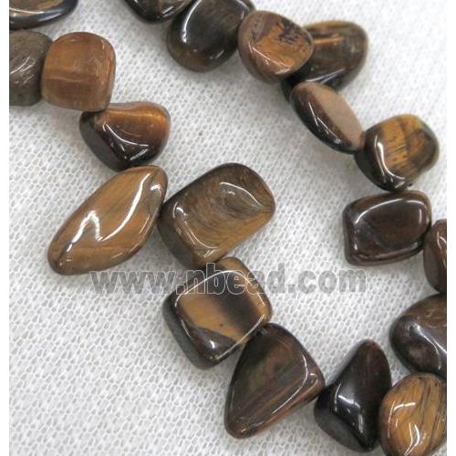 tiger eye bead chips, freeform