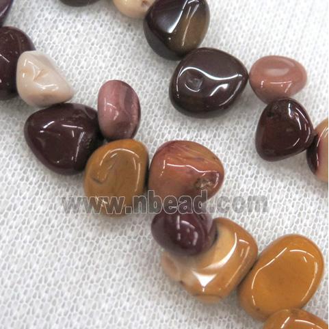 mookaite chips bead, freeform