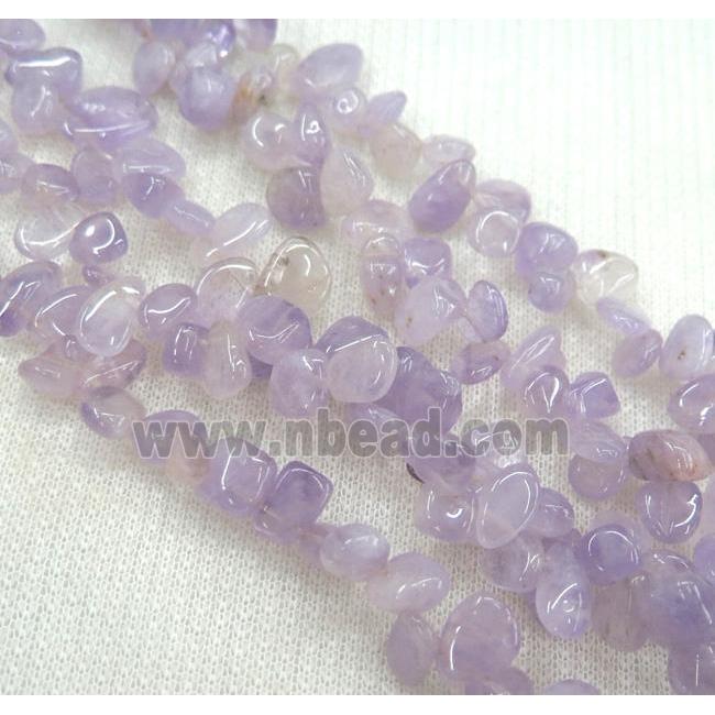 Chalcedony chip beads, freeform