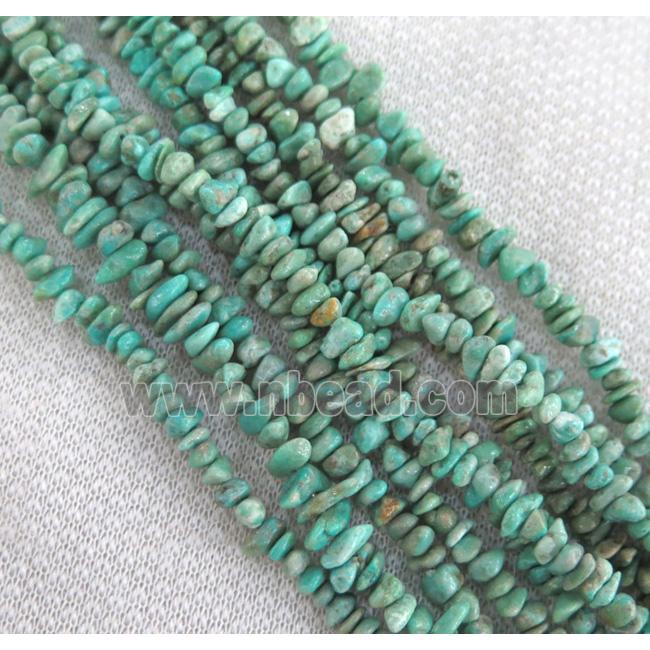 natural turquoise bead chips, freeform