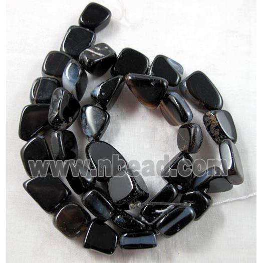 Black Onyx beads, chip