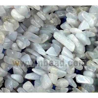 white jade chips bead, freeform