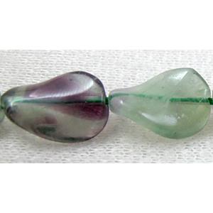 Natural Twist Leaf Gemstone bead