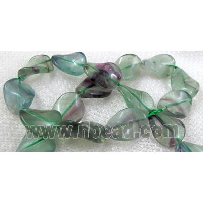 Natural Twist Leaf Gemstone bead