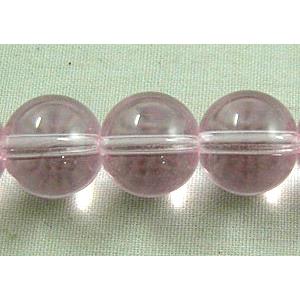 Round Purple Glass Bead