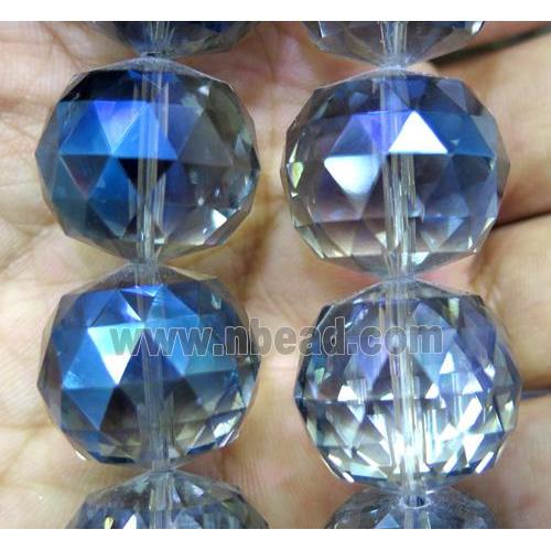 chinese crystal glass bead, faceted round