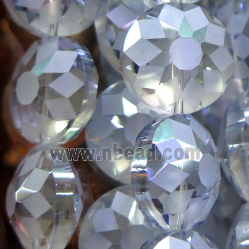 chinese crystal glass bead, faceted square