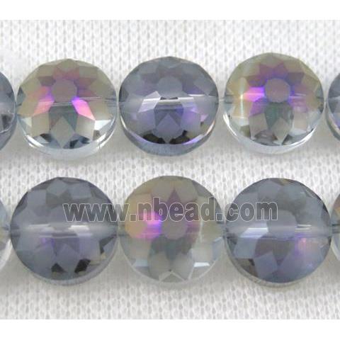 chinese crystal glass bead, faceted square