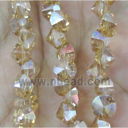 chinese crystal glass bead, diamondoid