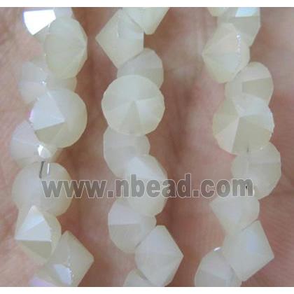 chinese crystal glass bead, diamondoid