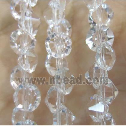 clear chinese crystal glass beads, diamondoid