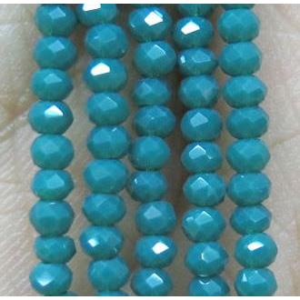 chinese crystal glass bead, faceted rondelle