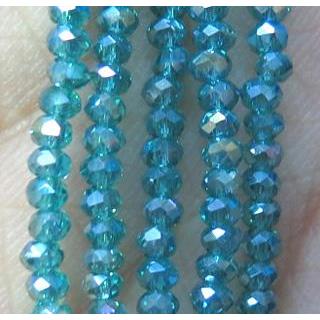 chinese crystal glass bead, faceted rondelle