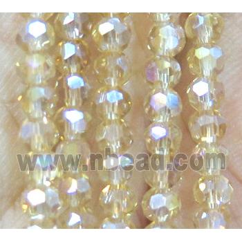 chinese crystal bead, faceted round