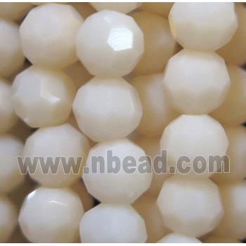 chinese crystal bead, faceted round