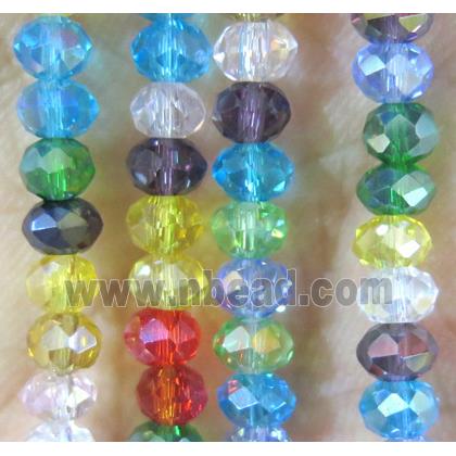 chinese crystal bead, faceted rondelle