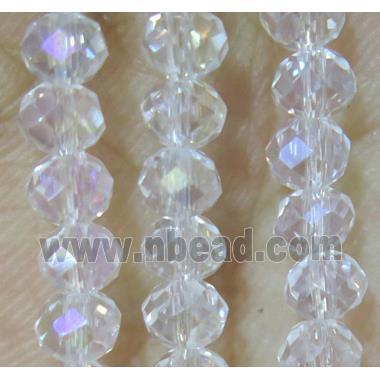 chinese crystal bead, faceted rondelle